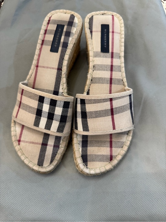 Burberry Shoes - Burberry Plaid Espadrille Sandals